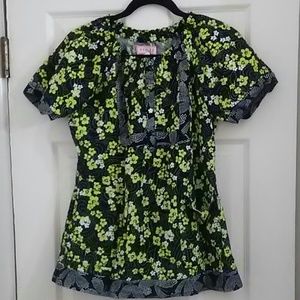 Koi scrub top